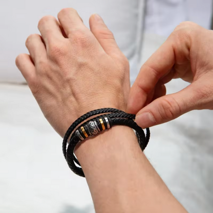To My Son, "Love you Forever" Stacked Bracelet Gift Set